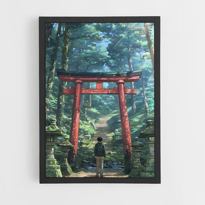 ap-torii gate-8 cadre Noir