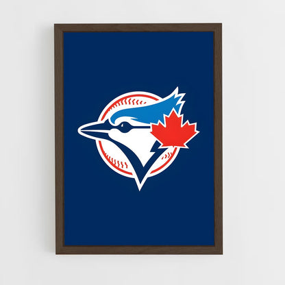 ap-toronto blue jays-11 cadre Bois foncé