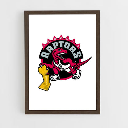 ap-toronto raptors-2 cadre Bois foncé