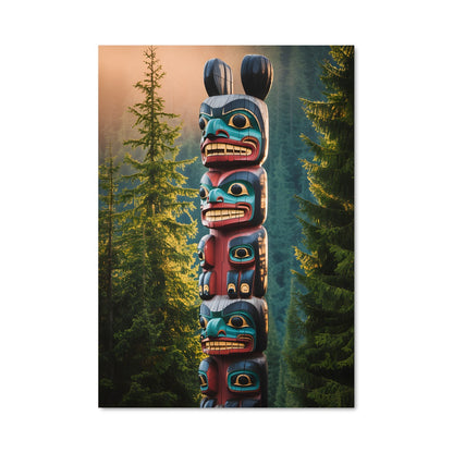 Poster Totem poles 15674