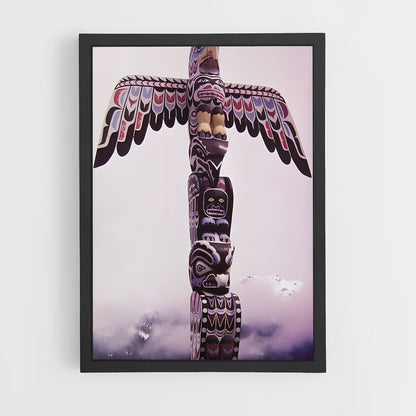 ap-totem pole-6 cadre Noir
