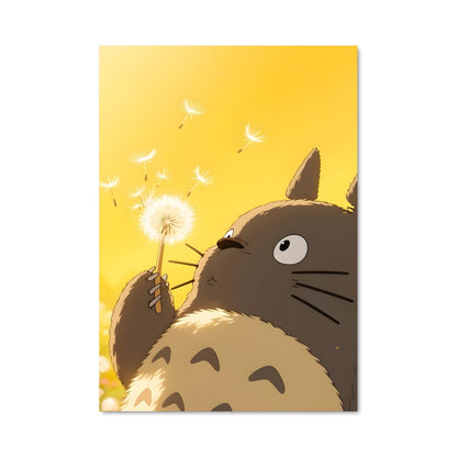 Poster Totoro et le Chat Étoilé