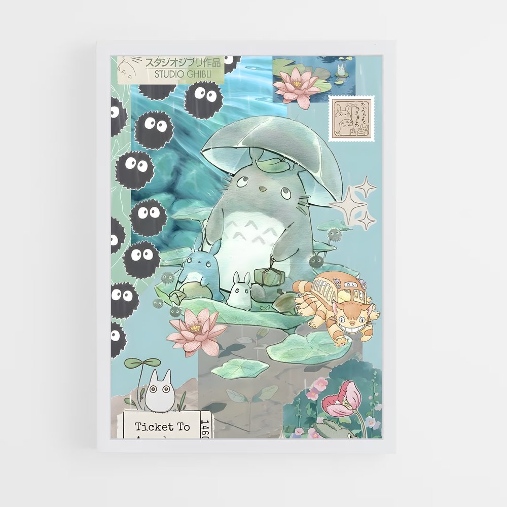 ap-totoro-7 cadre Blanc