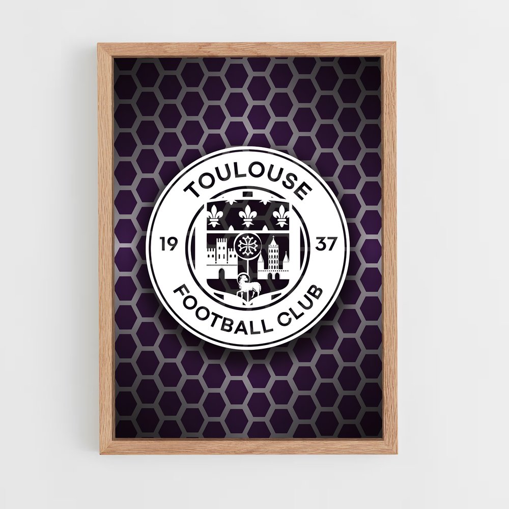 ap-toulouse fc-7 cadre Bois clair