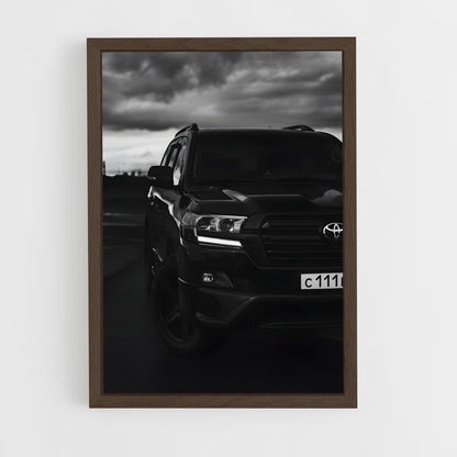 ap-toyota land cruiser-1 cadre Bois foncé