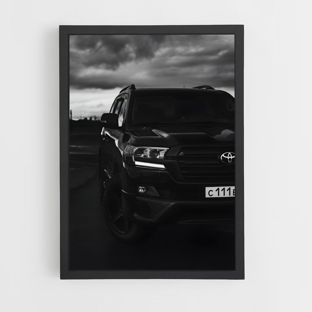 ap-toyota land cruiser-1 cadre Noir