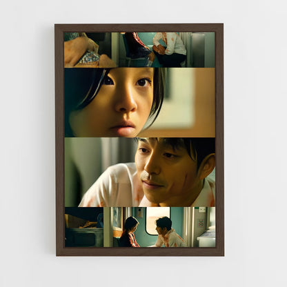 ap-train to busan-5 cadre Bois foncé