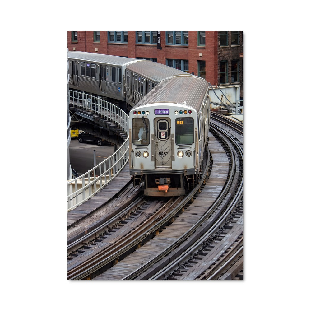 Poster Train de la Ville