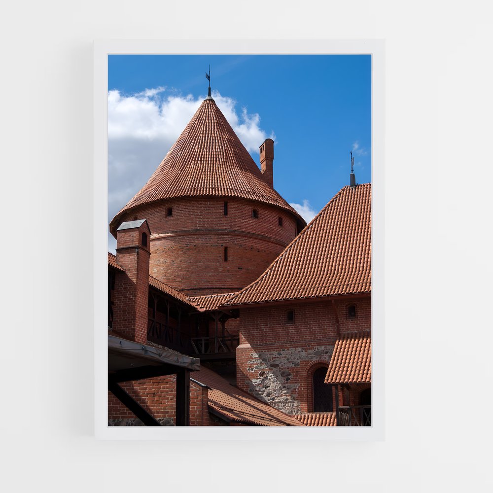 ap-trakai castle-2 cadre Blanc