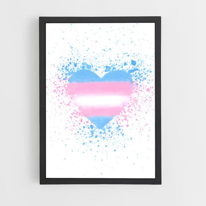ap-transgender flag-3 cadre Noir
