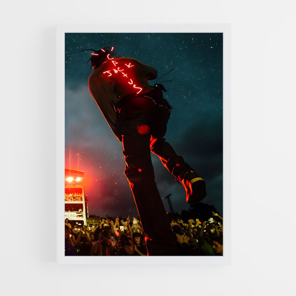ap-travis scott-8 cadre Blanc