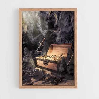 ap-treasure chest-2 cadre Bois clair