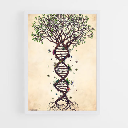 ap-tree of life-3 cadre Blanc