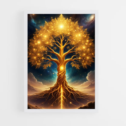 ap-tree of life-8 cadre Blanc
