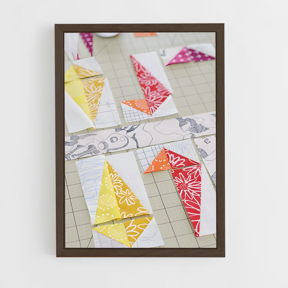 ap-triangle-1 cadre Bois foncé