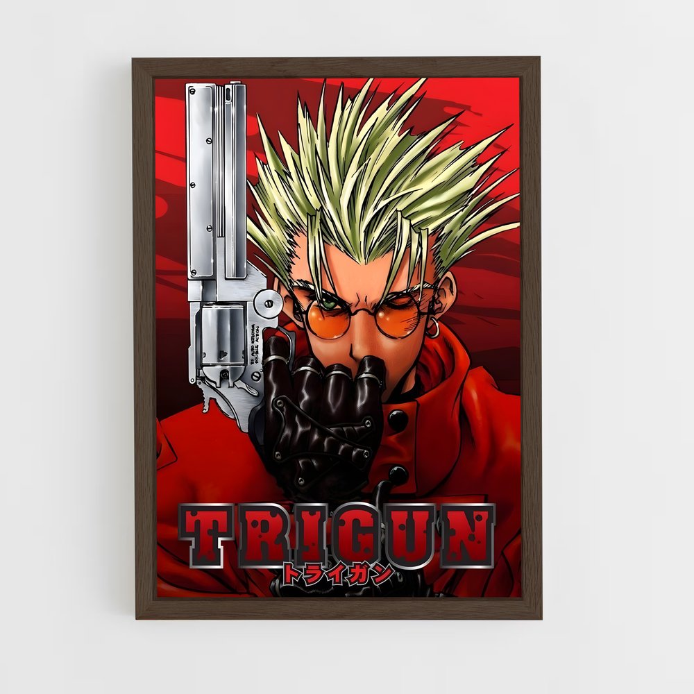 ap-trigun-4 cadre Bois foncé