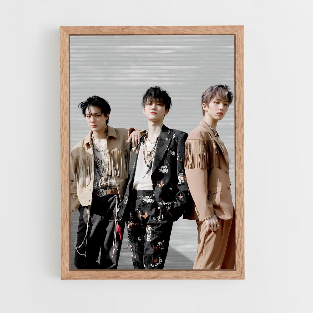ap-triple j-4 cadre Bois clair