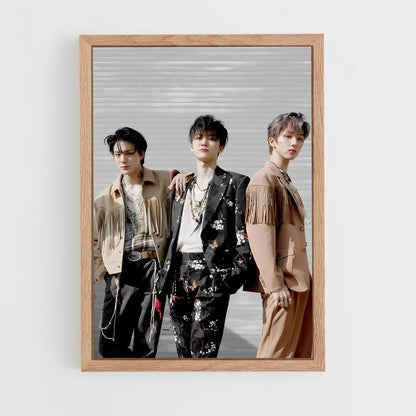 ap-triple j-4 cadre Bois clair