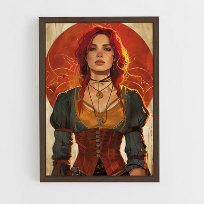 ap-triss merigold-6 cadre Bois foncé