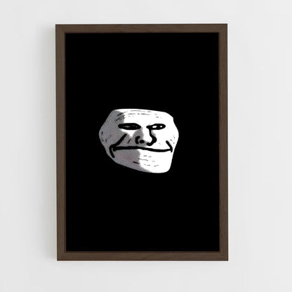 ap-trollface-3 cadre Bois foncé
