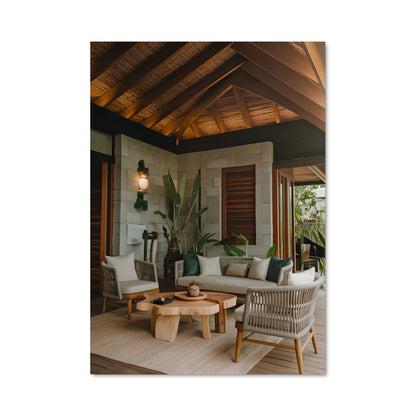 Poster Sérénité Tropicale