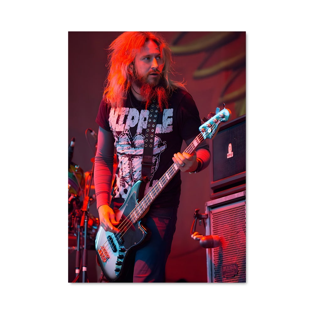 Poster Bass et Cheveux Longs