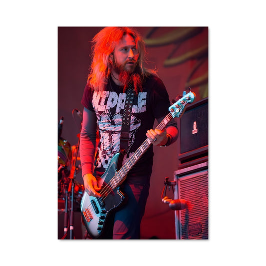 Poster Bass et Cheveux Longs