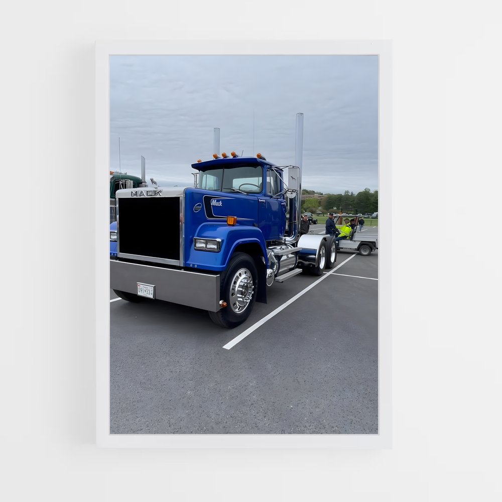 ap-truck driver-1 cadre Blanc