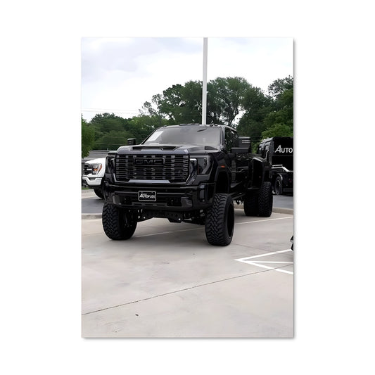 Poster Noir Énergie