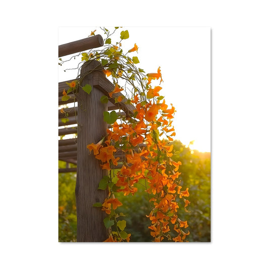 Poster Vigne Enflammée