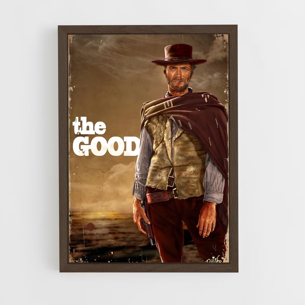 ap-tuco good bad ugly-1 cadre Bois foncé