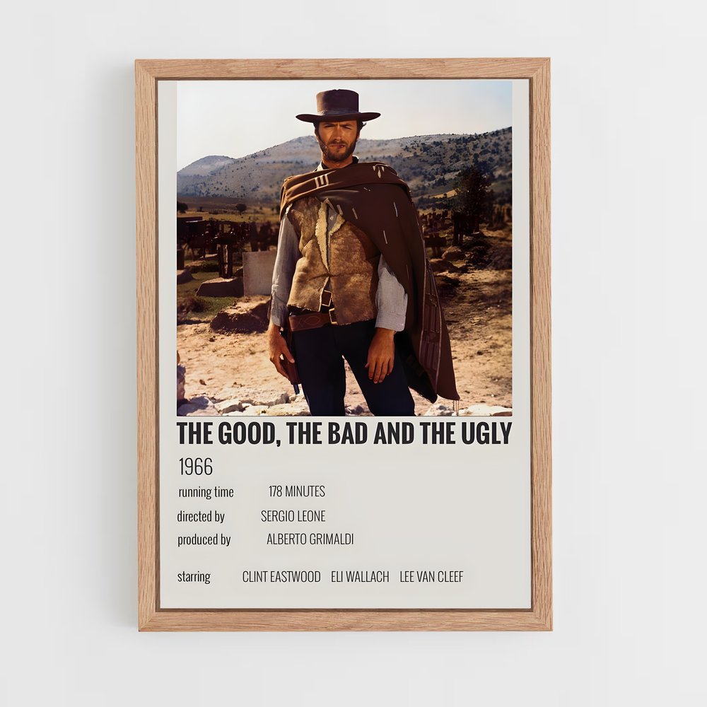 ap-tuco good bad ugly-2 cadre Bois clair