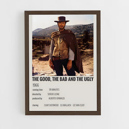 ap-tuco good bad ugly-2 cadre Bois foncé