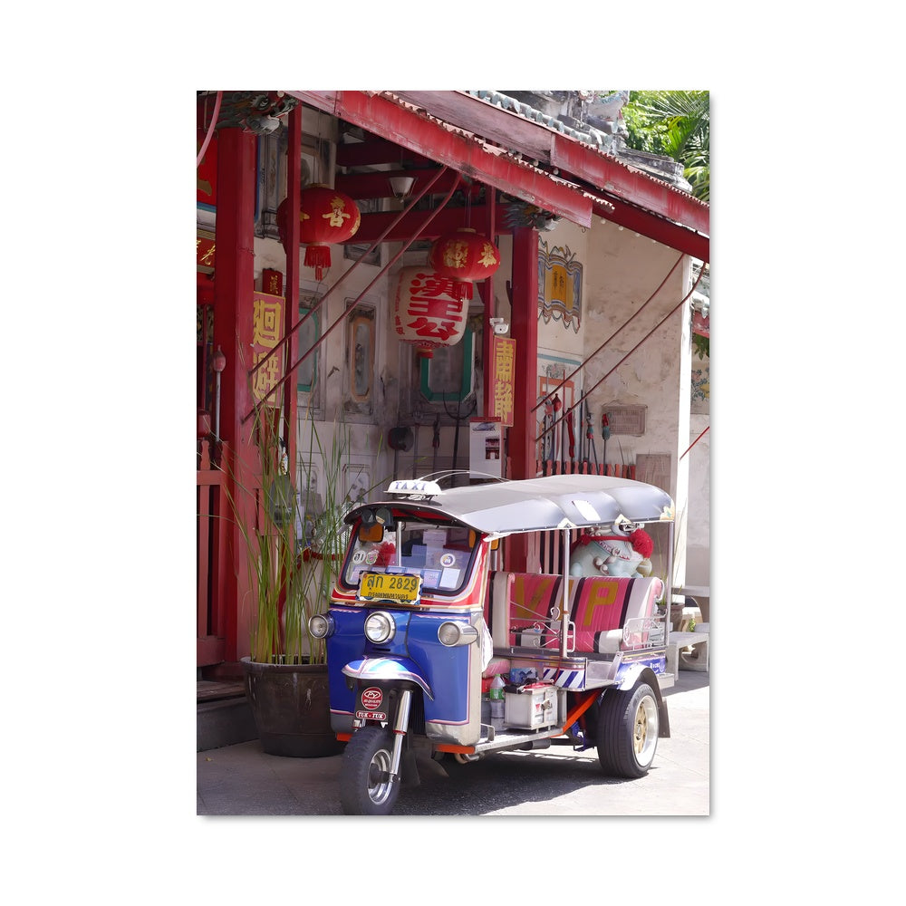 Poster Tuk Tuk en Ville