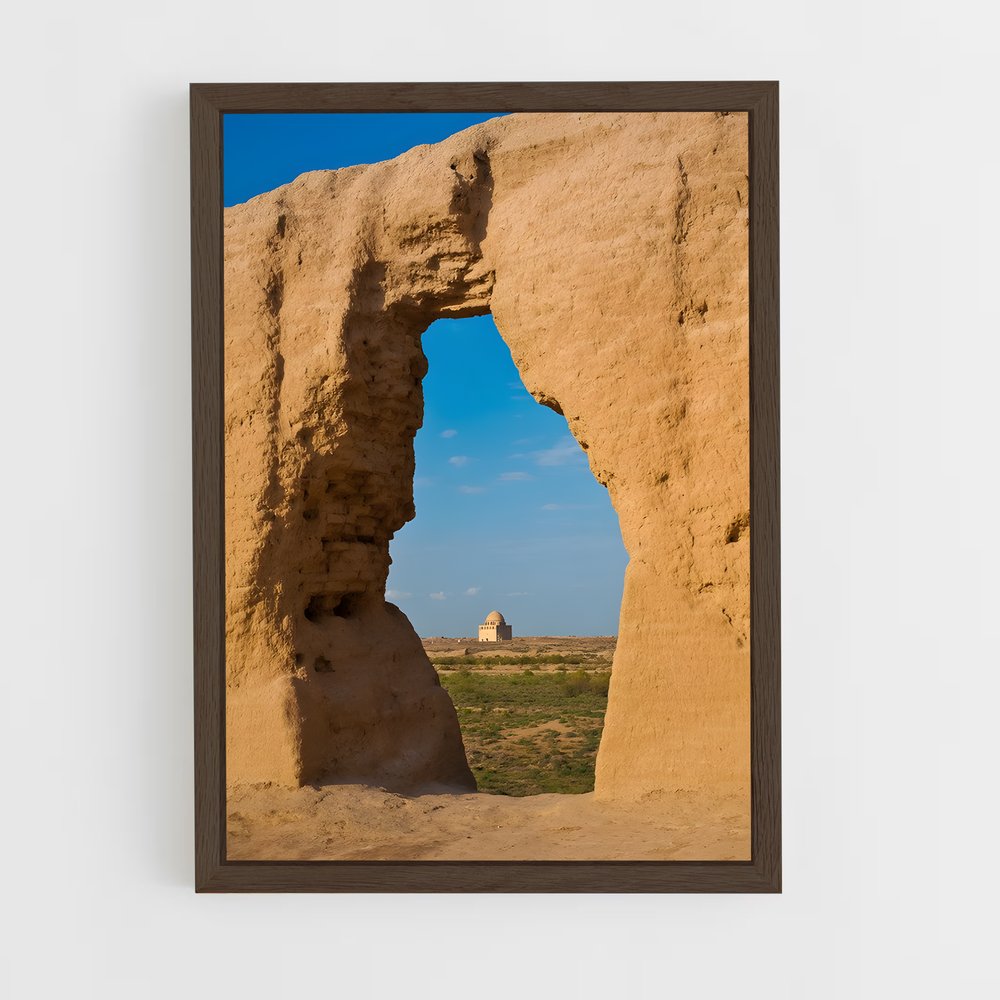 ap-turkmenistan-1 cadre Bois foncé