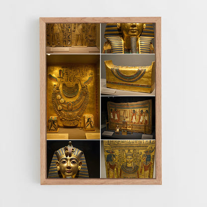 ap-tutankhamun-3 cadre Bois clair