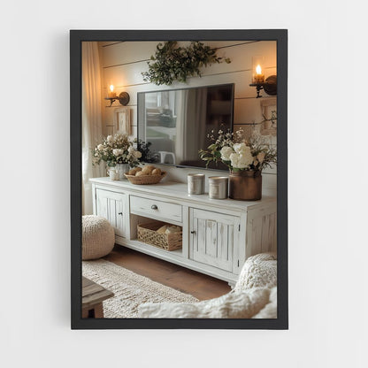 ap-tv stand-2 cadre Noir