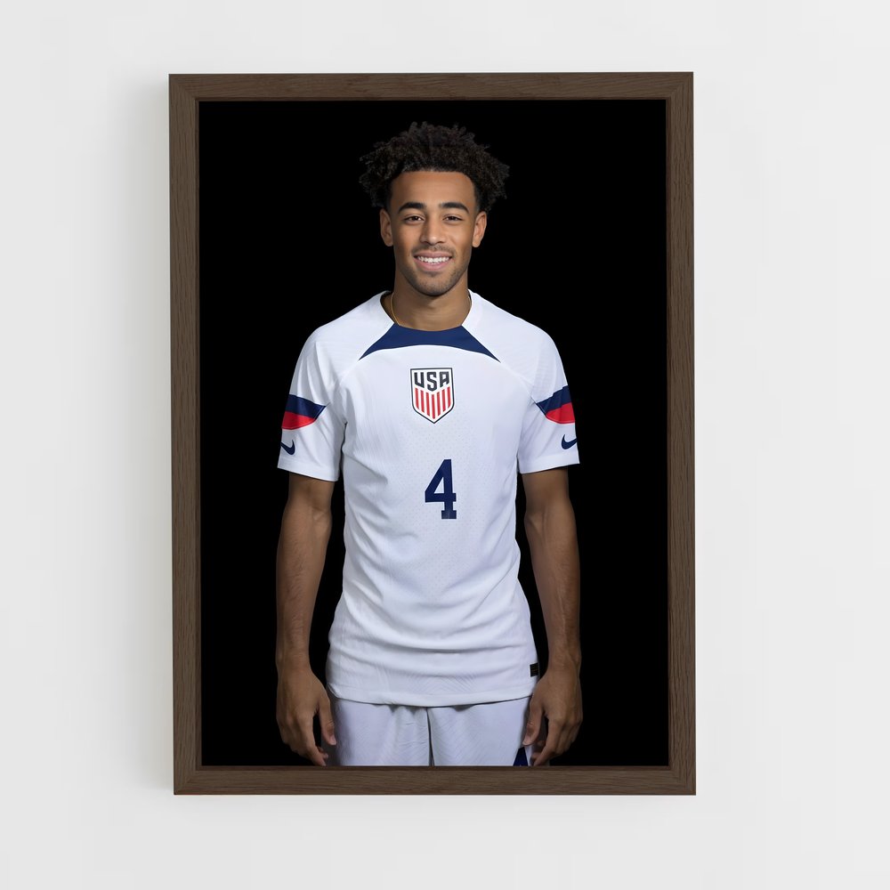 ap-tyler adams-6 cadre Bois foncé