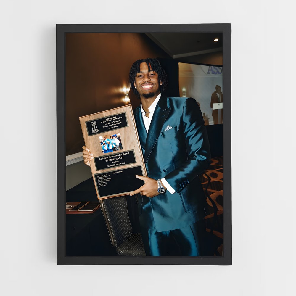ap-tyrese maxey-7 cadre Noir