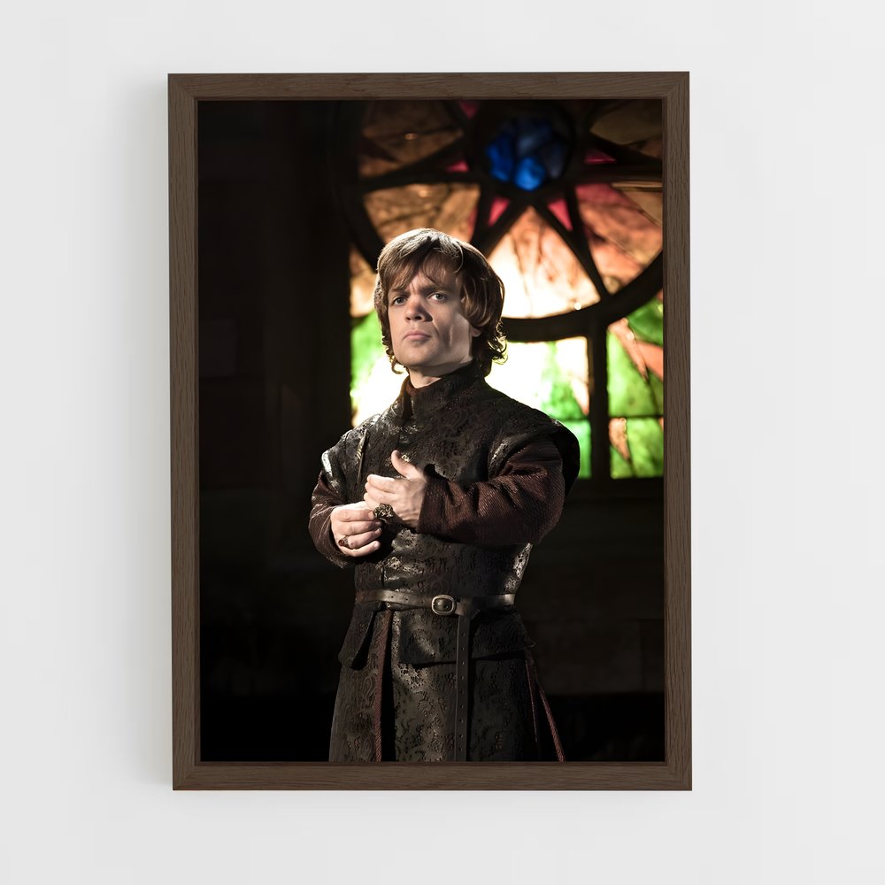 ap-tyrion lannister-5 cadre Bois foncé