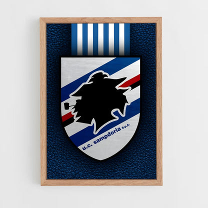 ap-uc sampdoria-10 cadre Bois clair