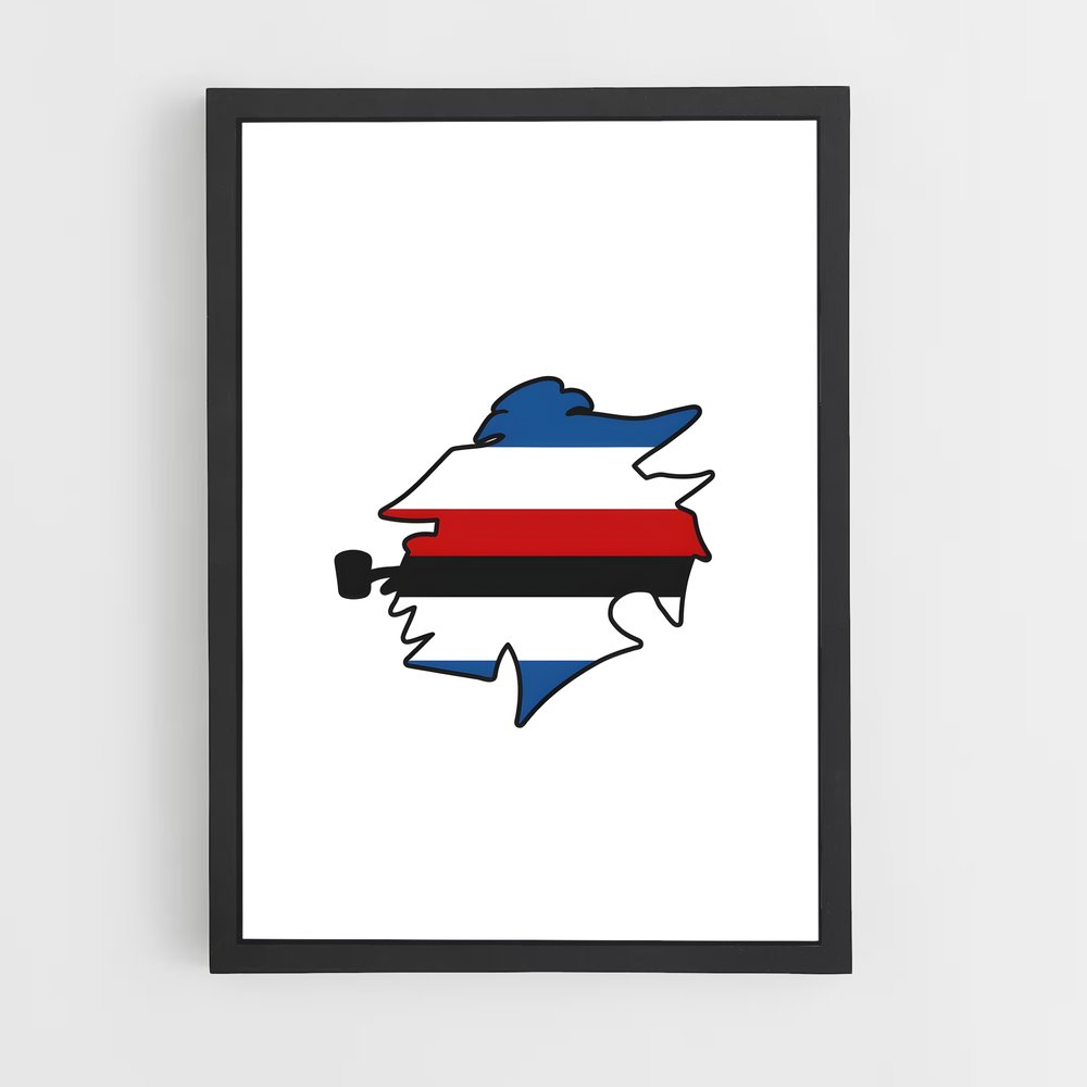 ap-uc sampdoria-8 cadre Noir