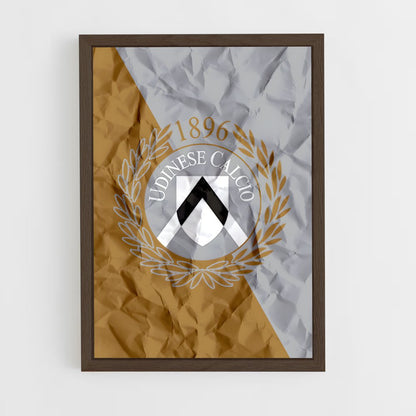 ap-udinese calcio-5 cadre Bois foncé