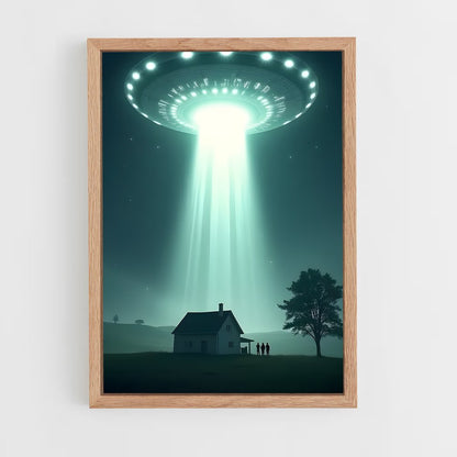 ap-ufo abduction-3 cadre Bois clair