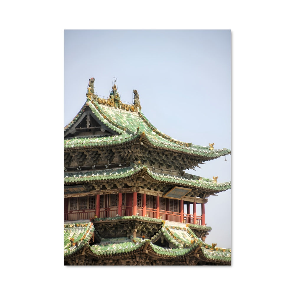 Poster Toit de Temple