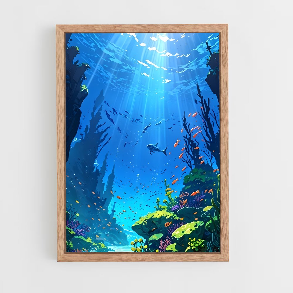 ap-underwater-12 cadre Bois clair