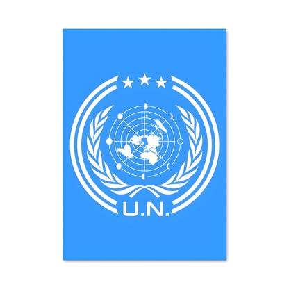 Poster Drapeau de l'Humanité