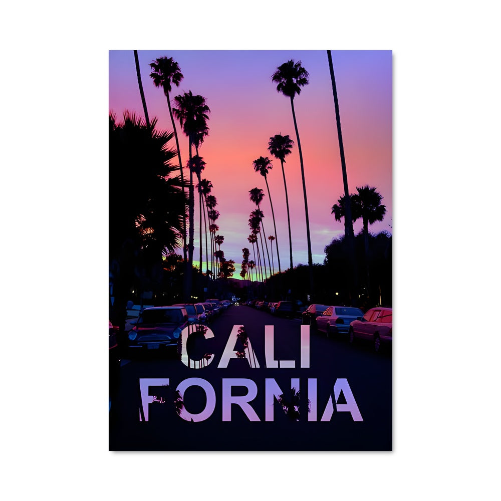 Poster Couleurs de Californie