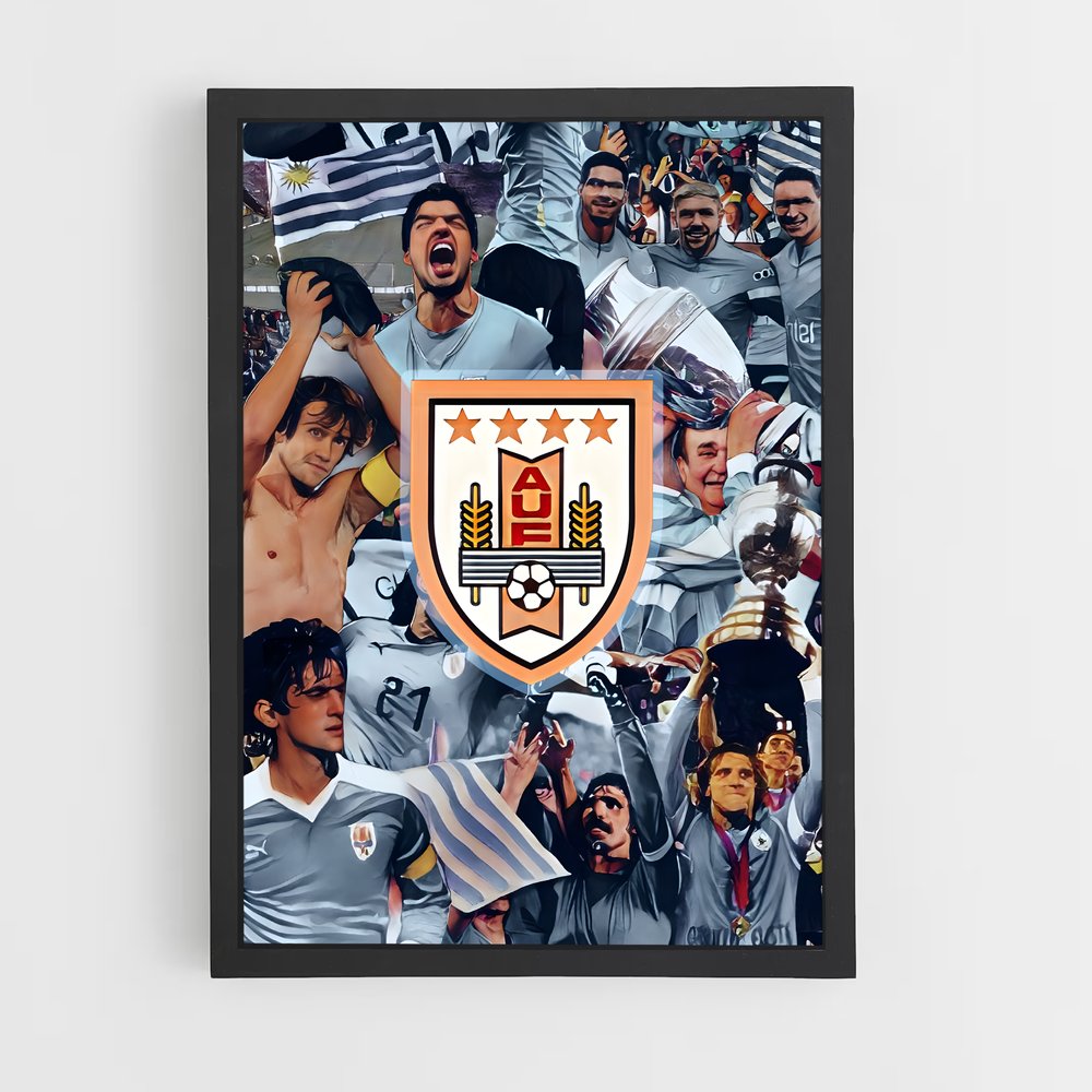 ap-uruguay national football team-4 cadre Noir