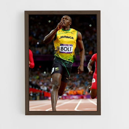 ap-usain bolt-2 cadre Bois foncé
